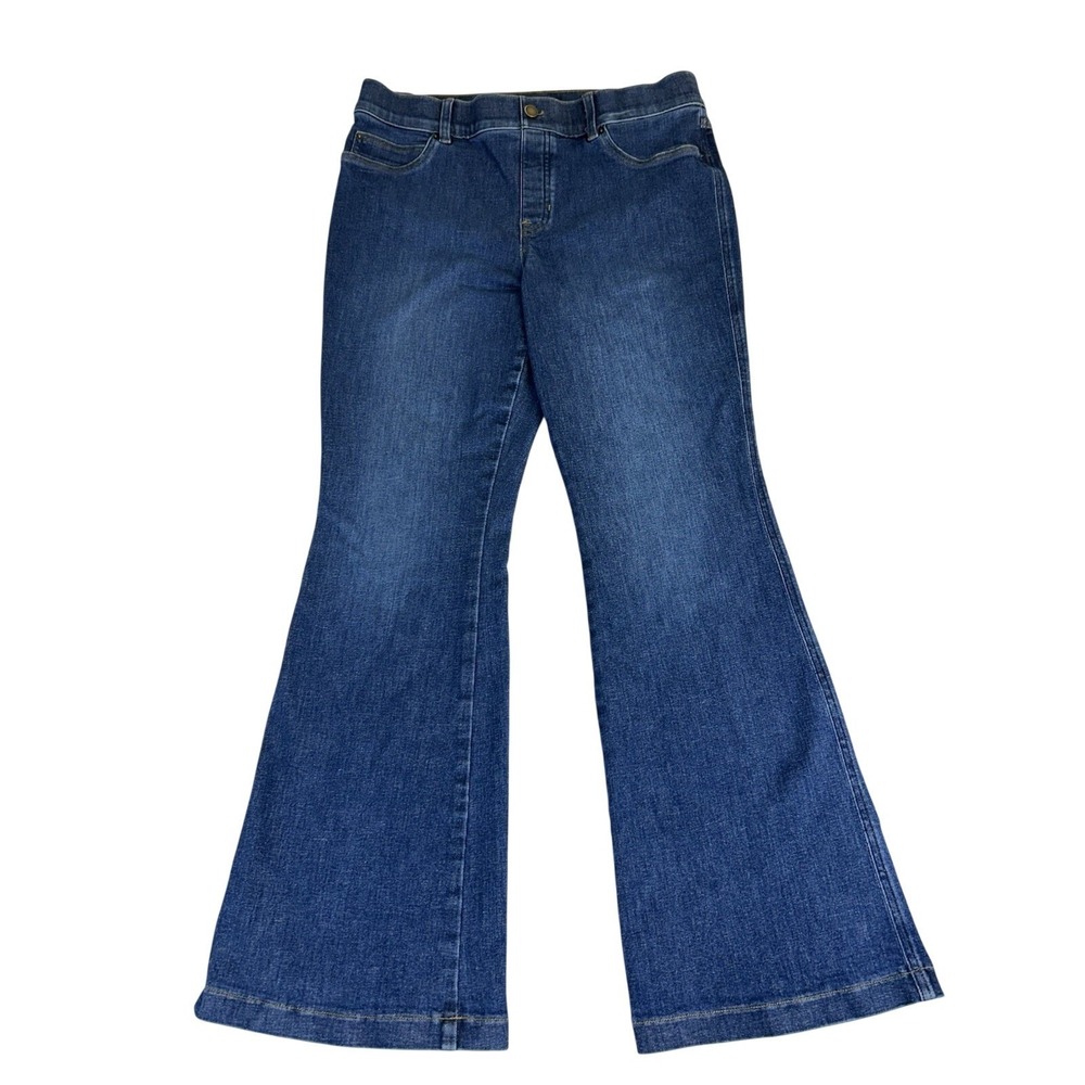 Spanx Shape EveryWear Flare Jeans Pull-On Casual‎ Size XL Style 21164Q Slimming
